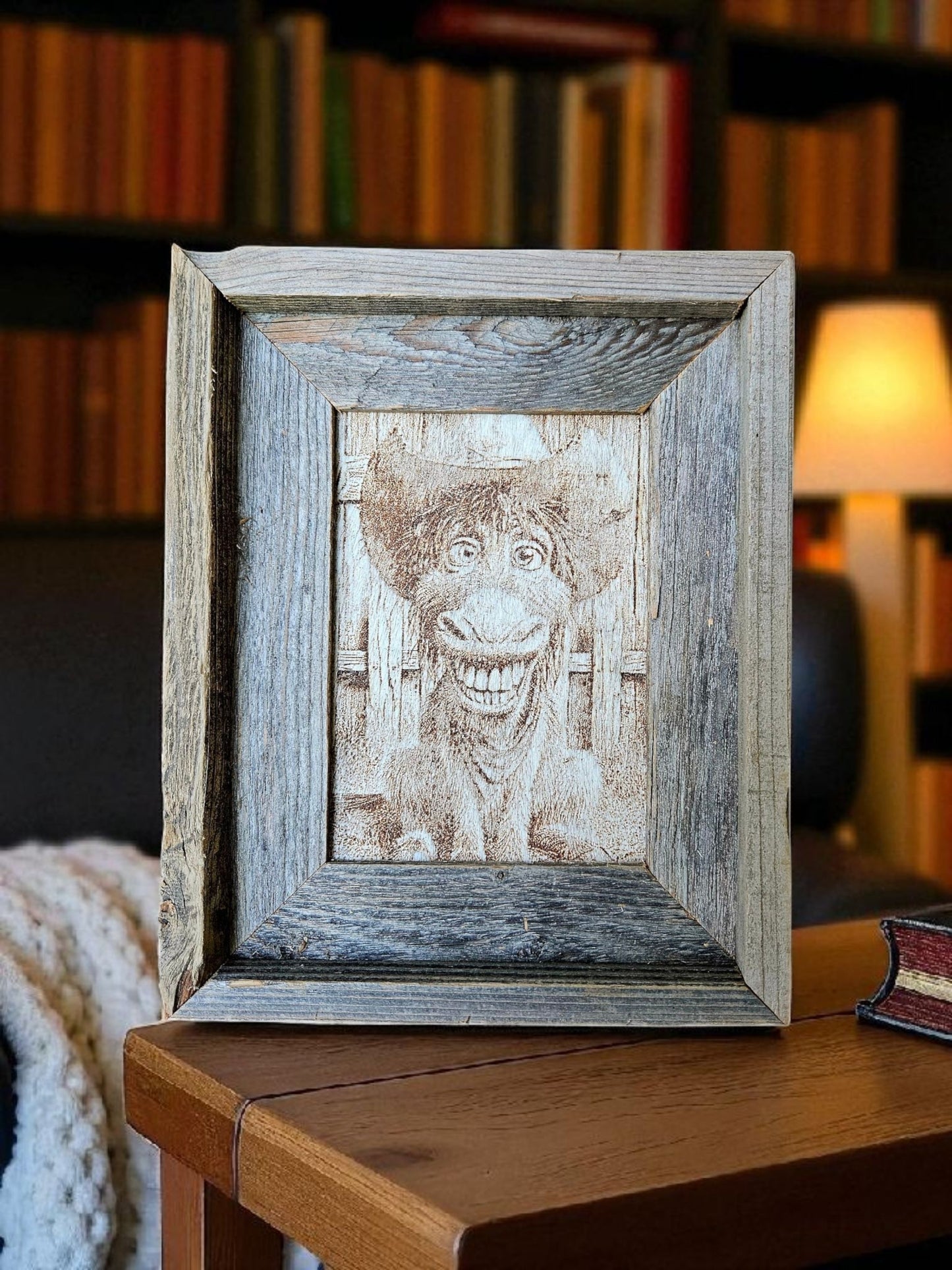 Laughing Hillbilly Donkey 5"x 7" #555