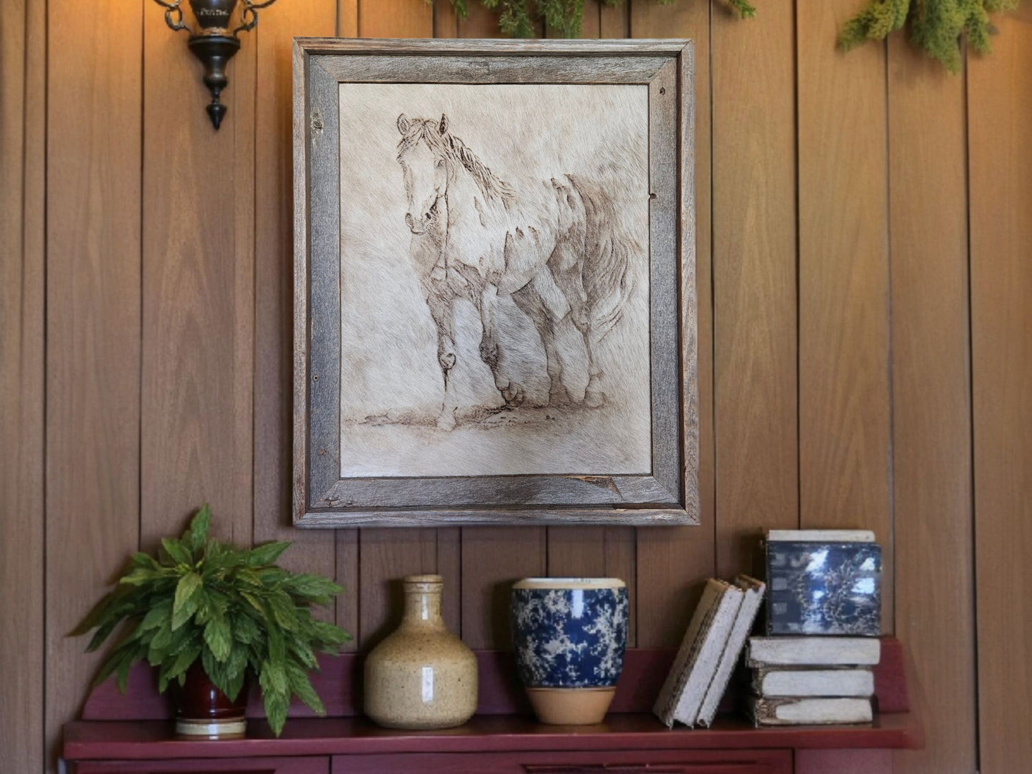 Wild heart Stallion 19"x 23" #560