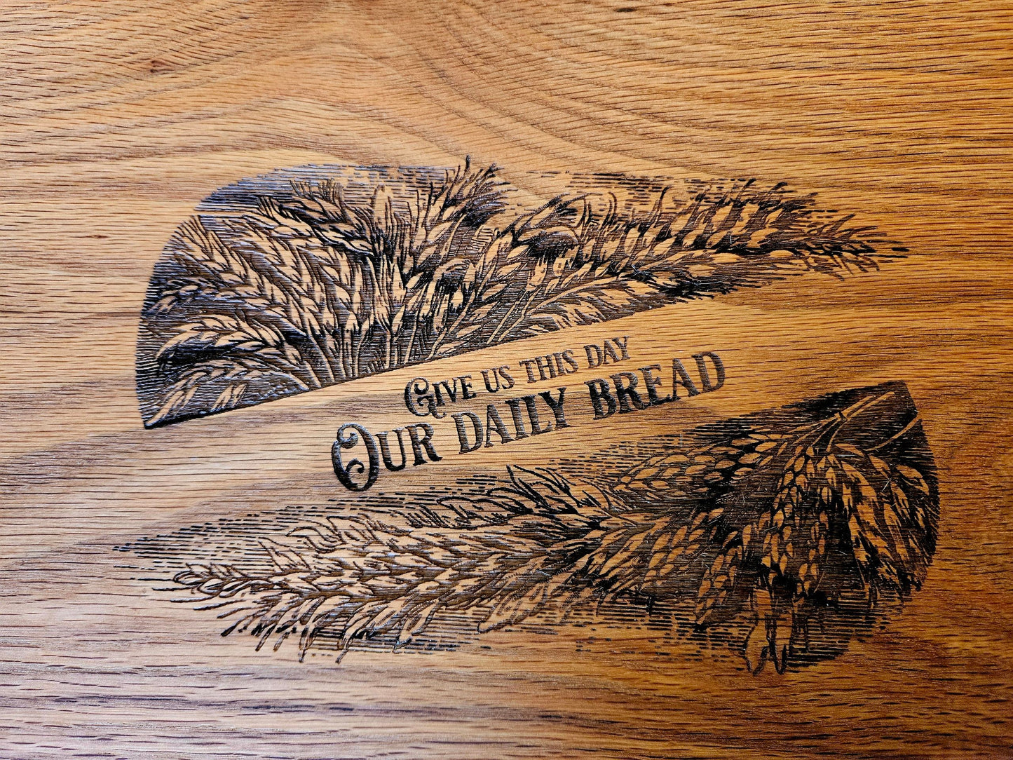 “Our Daily Bread” Cutting Board – 16" x 10" #592