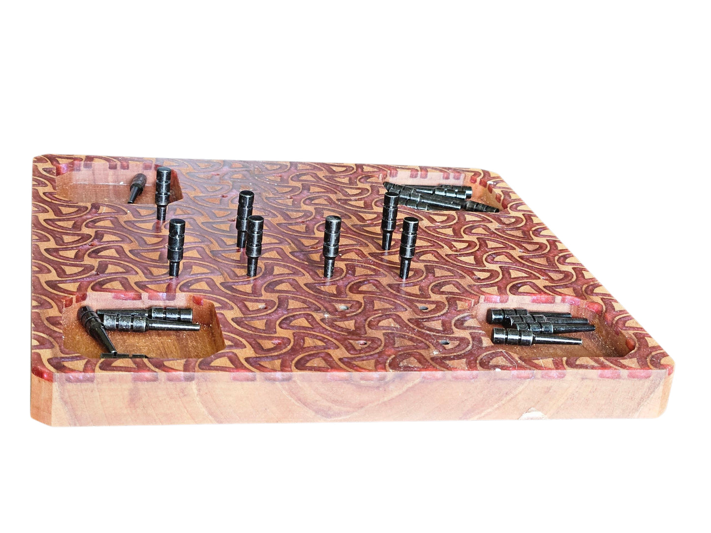 Handcrafted Peg Board Game 9"x 9" #652