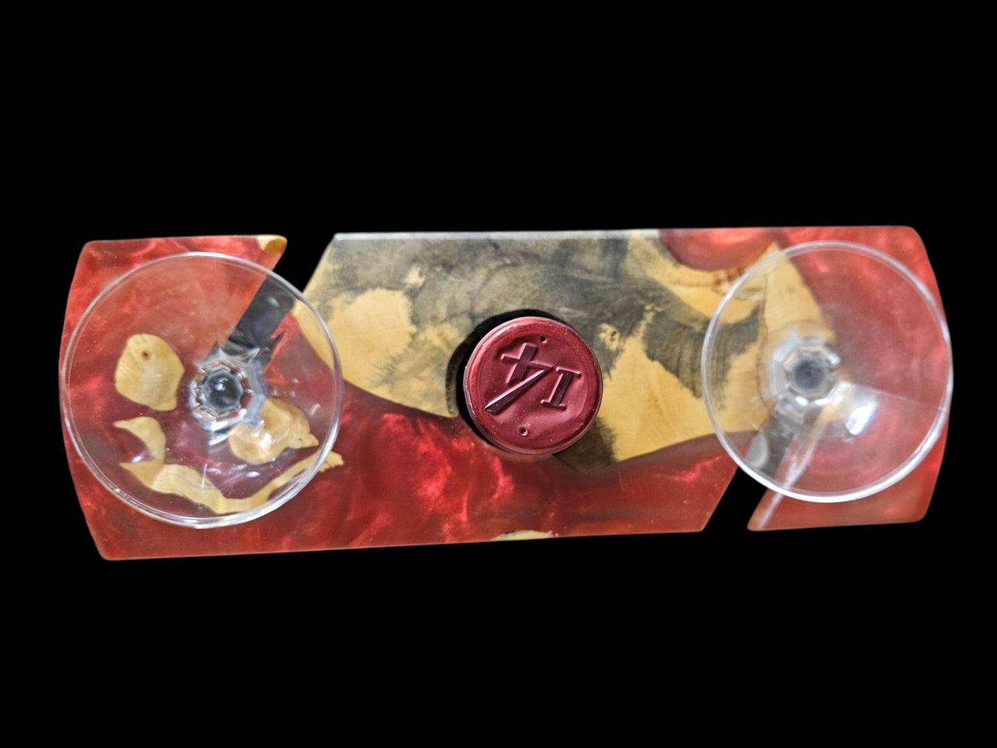 Buckeye and Red Wine Caddy 10" x 4" #656