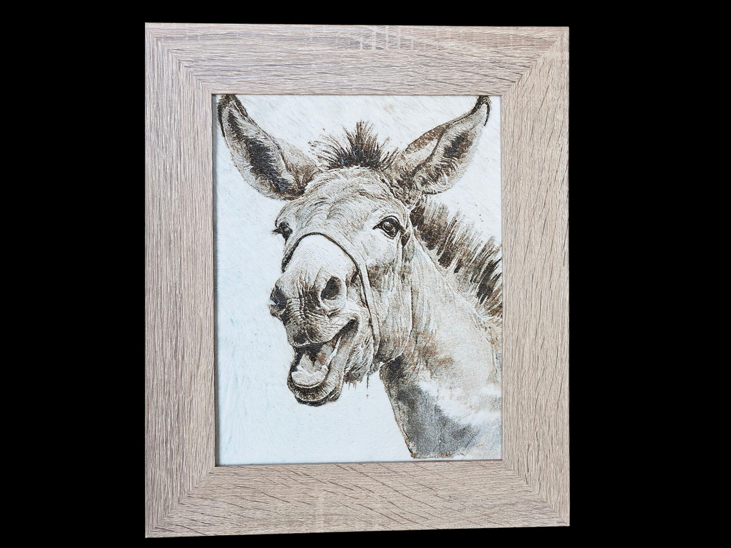 Happy donkey 8" x 10" #709