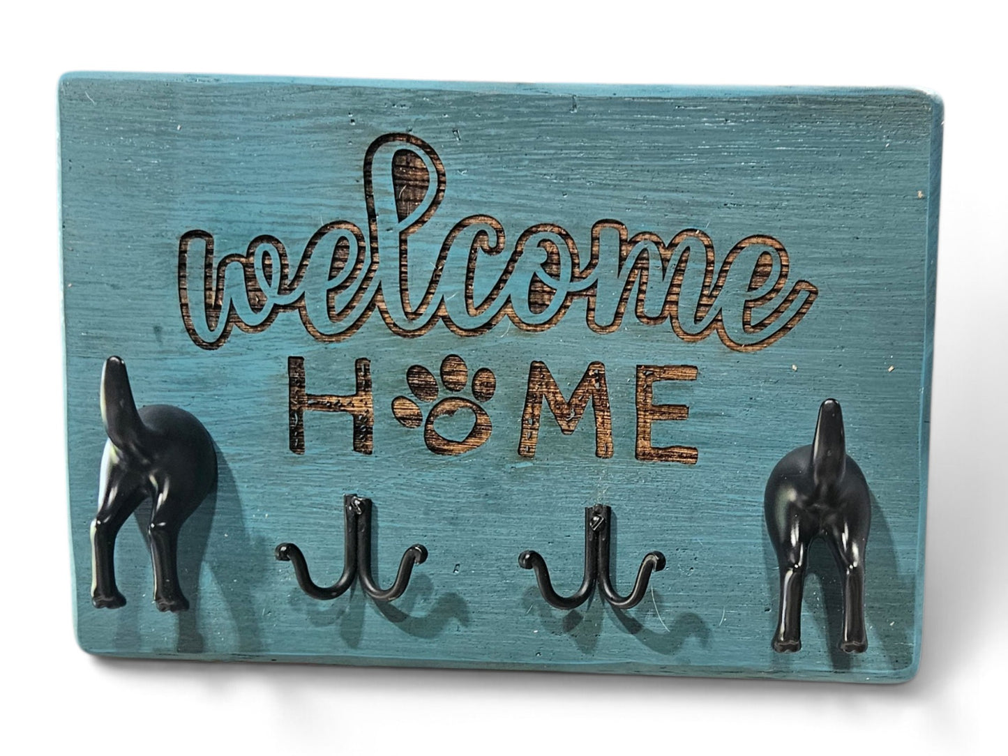 Welcome Home Key/Leash Rack #803