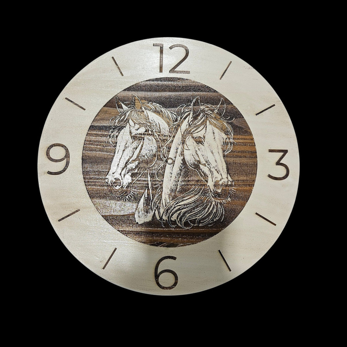 Horse Wall Clock 18"#841