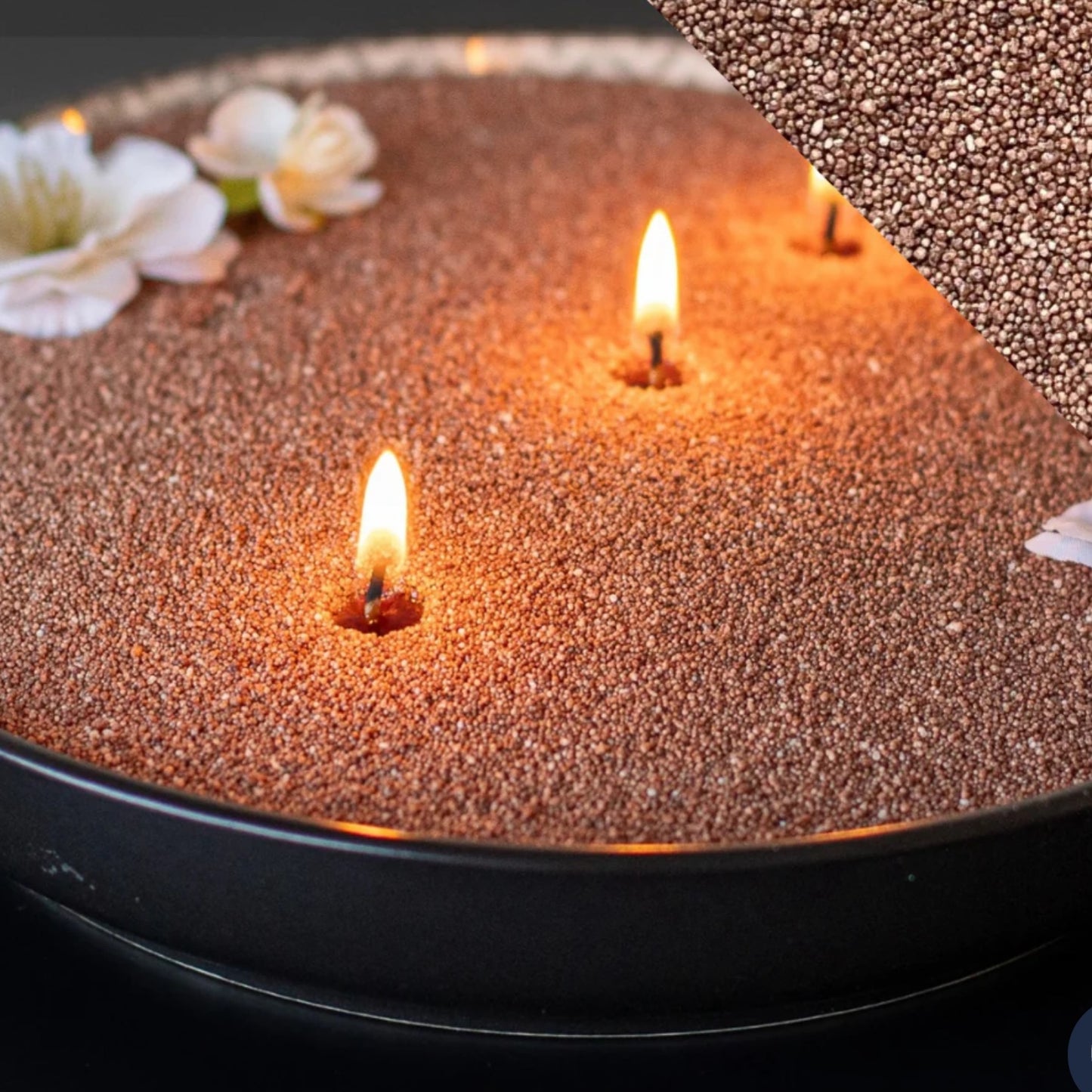 Pecan - Foton Pearled Candle