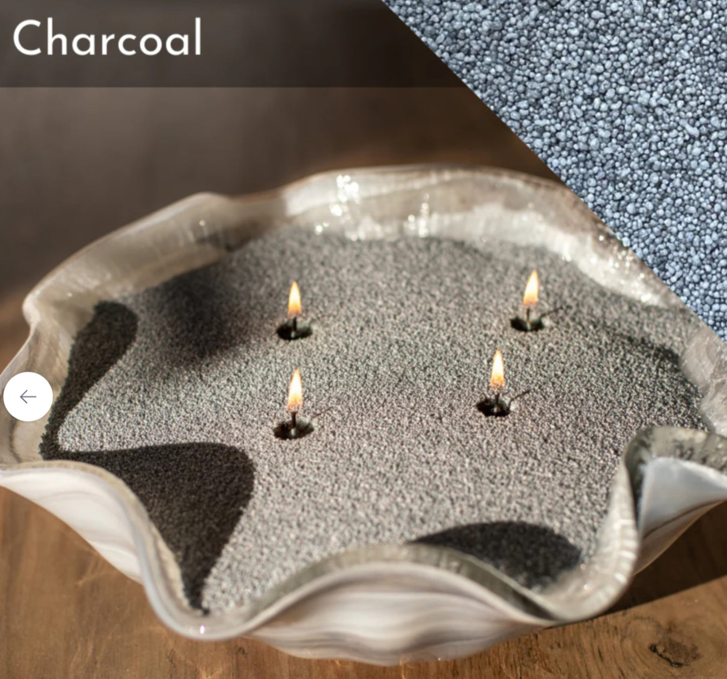 Charcoal - Foton Candle Pearls