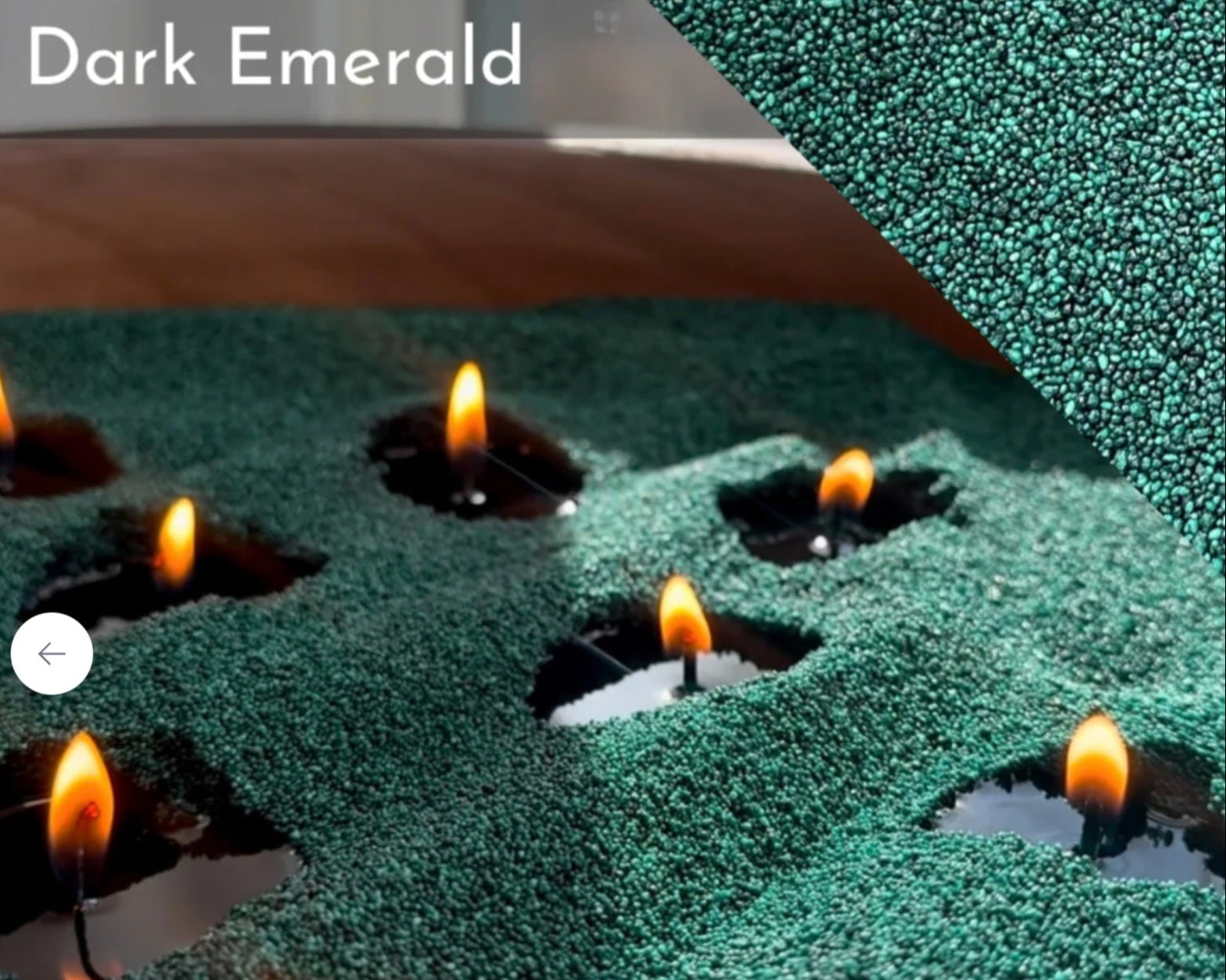 Dark Emerald - Foton Candle Pearls