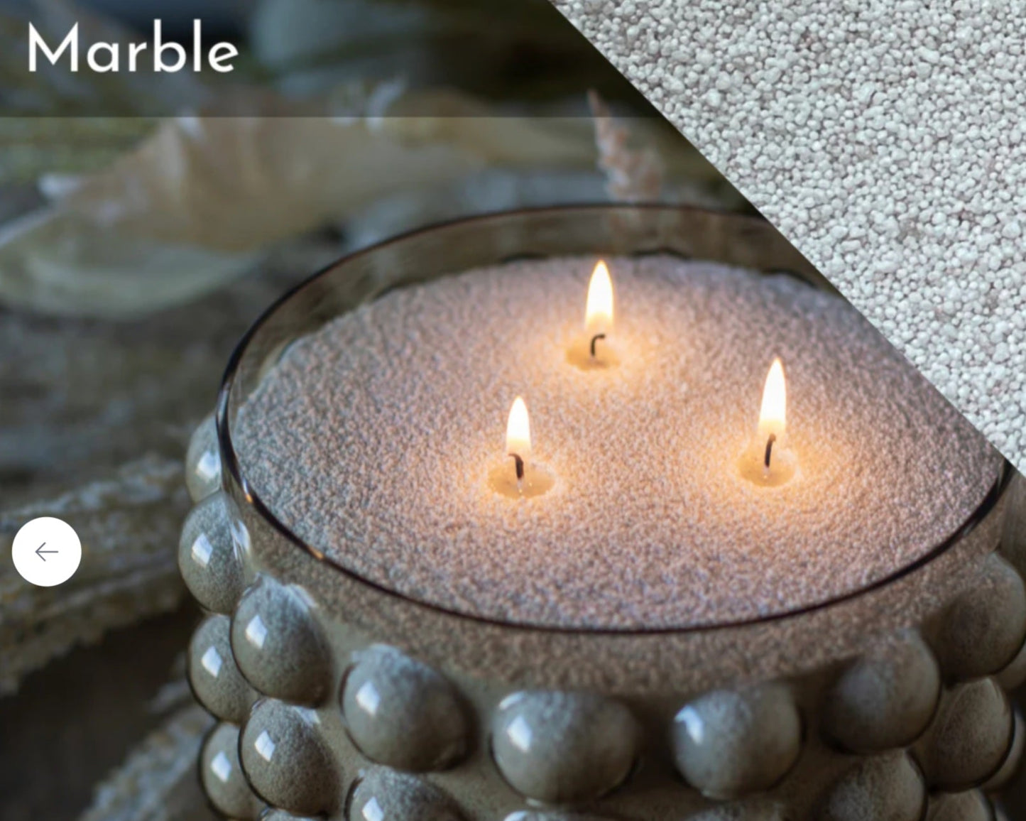 Marble - Foton Candle Pearls