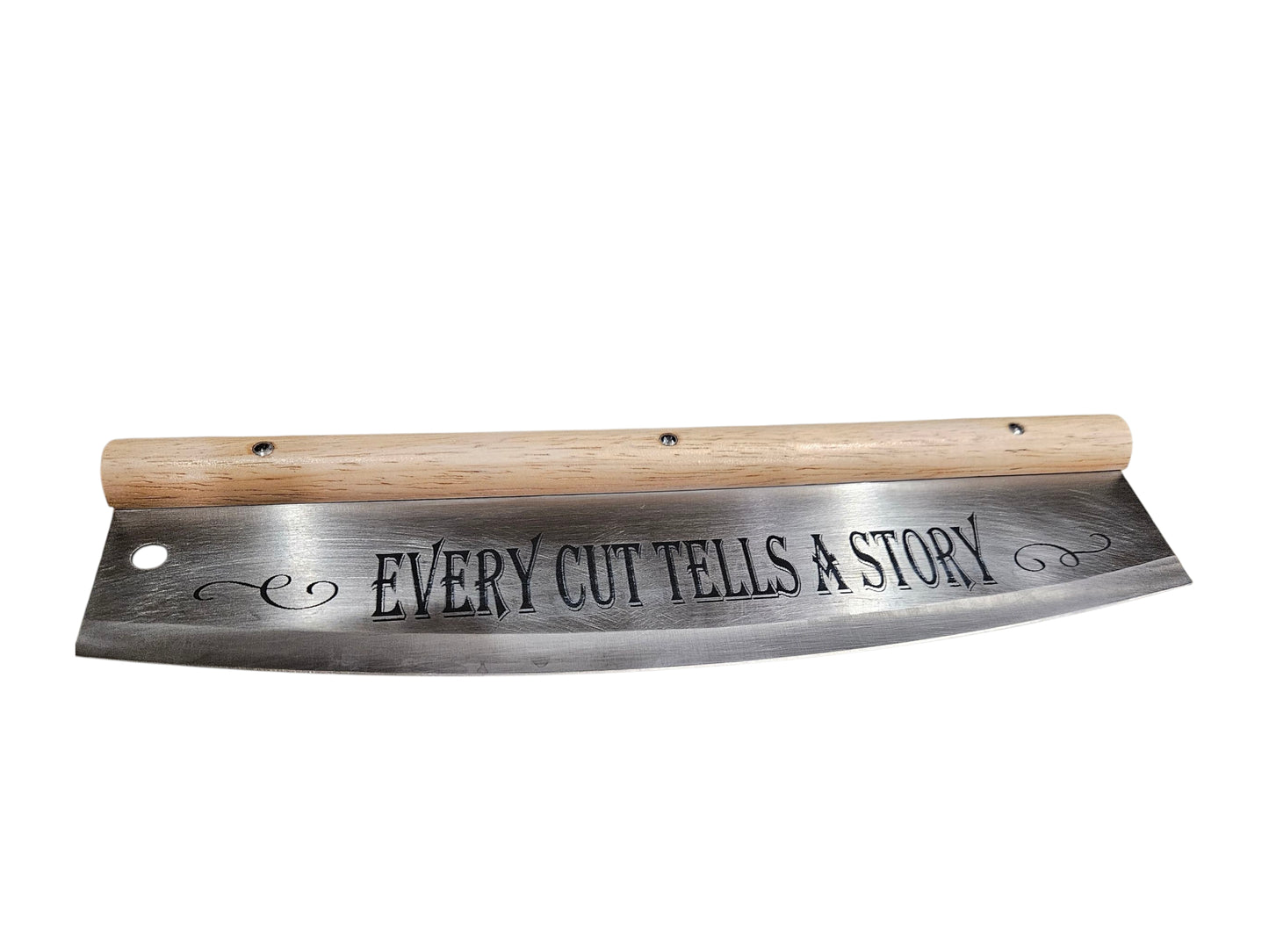 Rocking Pizza Cutter "Every Cut Tells A Story" #698