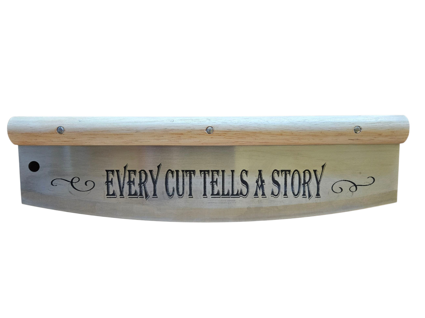 Rocking Pizza Cutter "Every Cut Tells A Story" #698