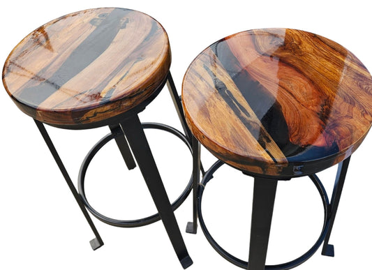 Pecan Bar Stools
