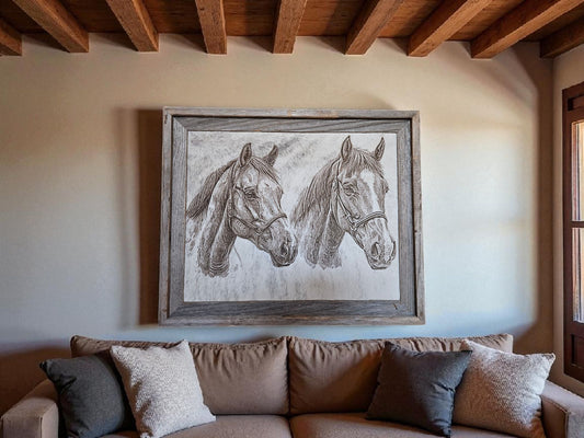 Majestic Horses - 19"x 23" #559