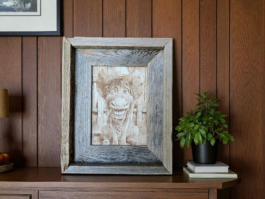 Laughing Hillbilly Donkey 5"x 7" #555