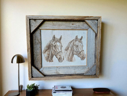 Majestic Horses 12"x 14" #554