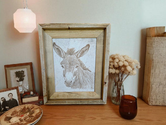Donkey Picture 11"x 14" #552