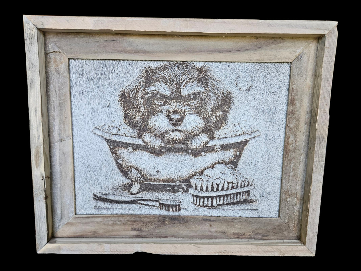 Bath time puppy 12"x 15" #564