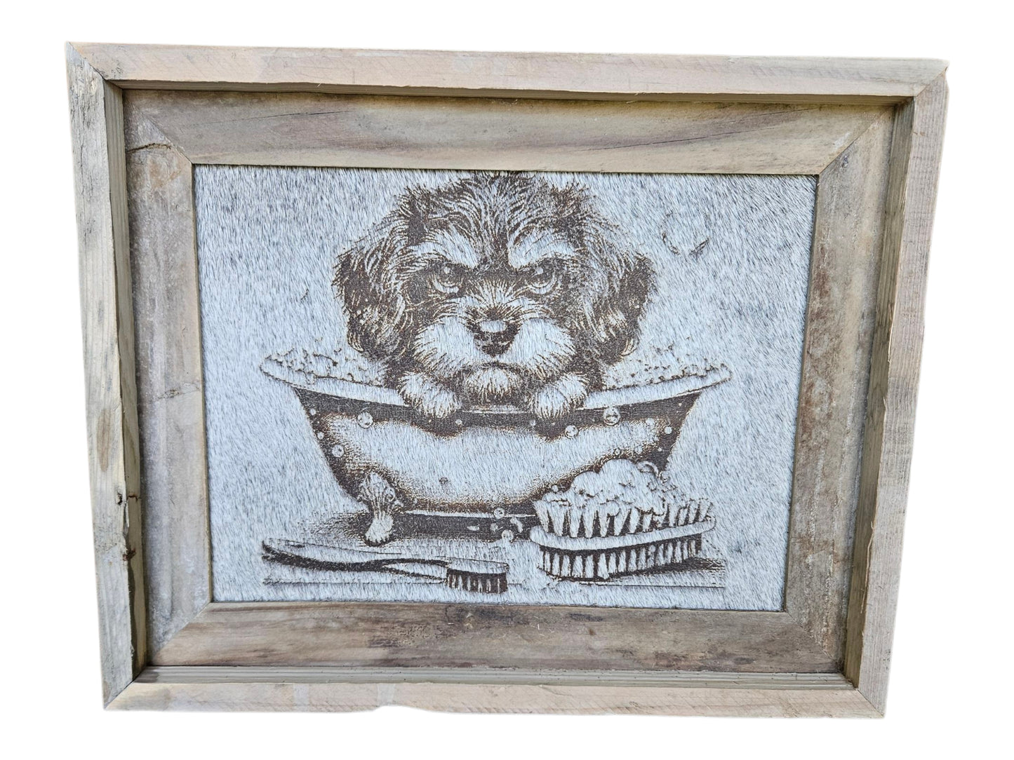 Bath time puppy 12"x 15" #564