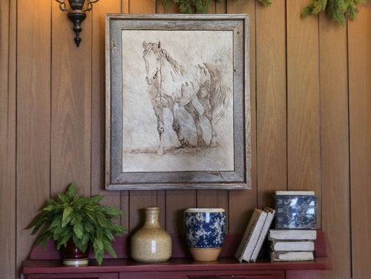 Wild heart Stallion 19"x 23" #560