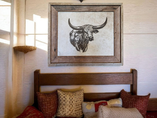 Texas Longhorn 24"x 21" #664
