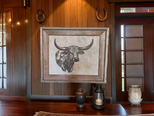 Texas Longhorn 24" x 21" #570