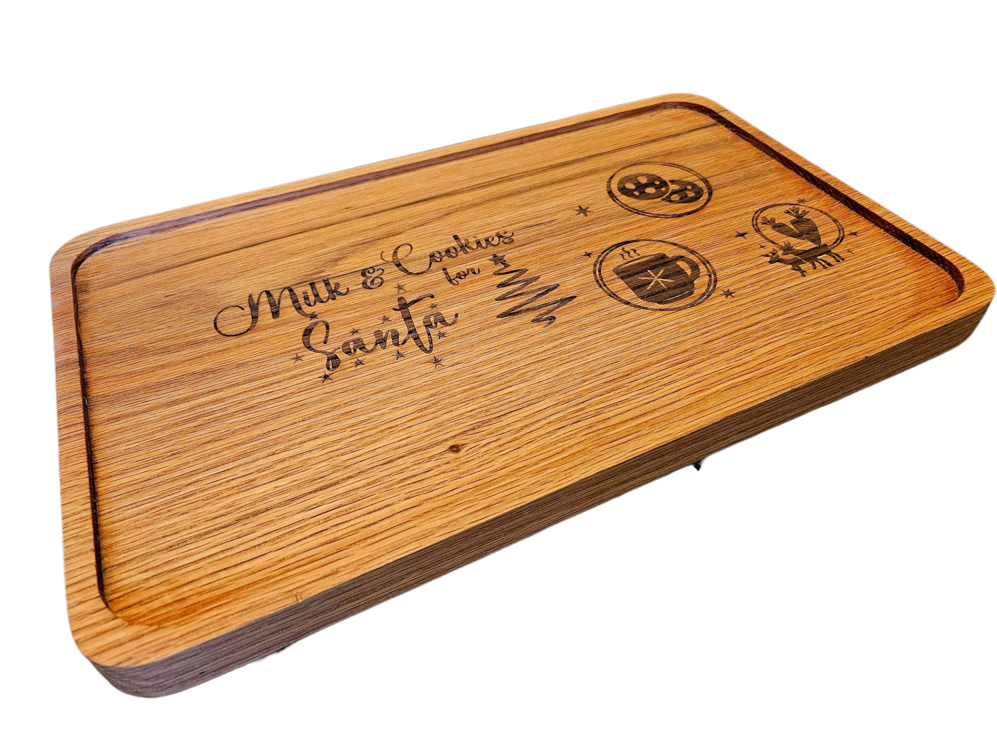 Milk & Cookies Pecan tray 15" x 10" #658