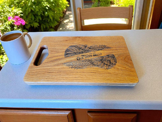“Our Daily Bread” Cutting Board – 16" x 10" #592