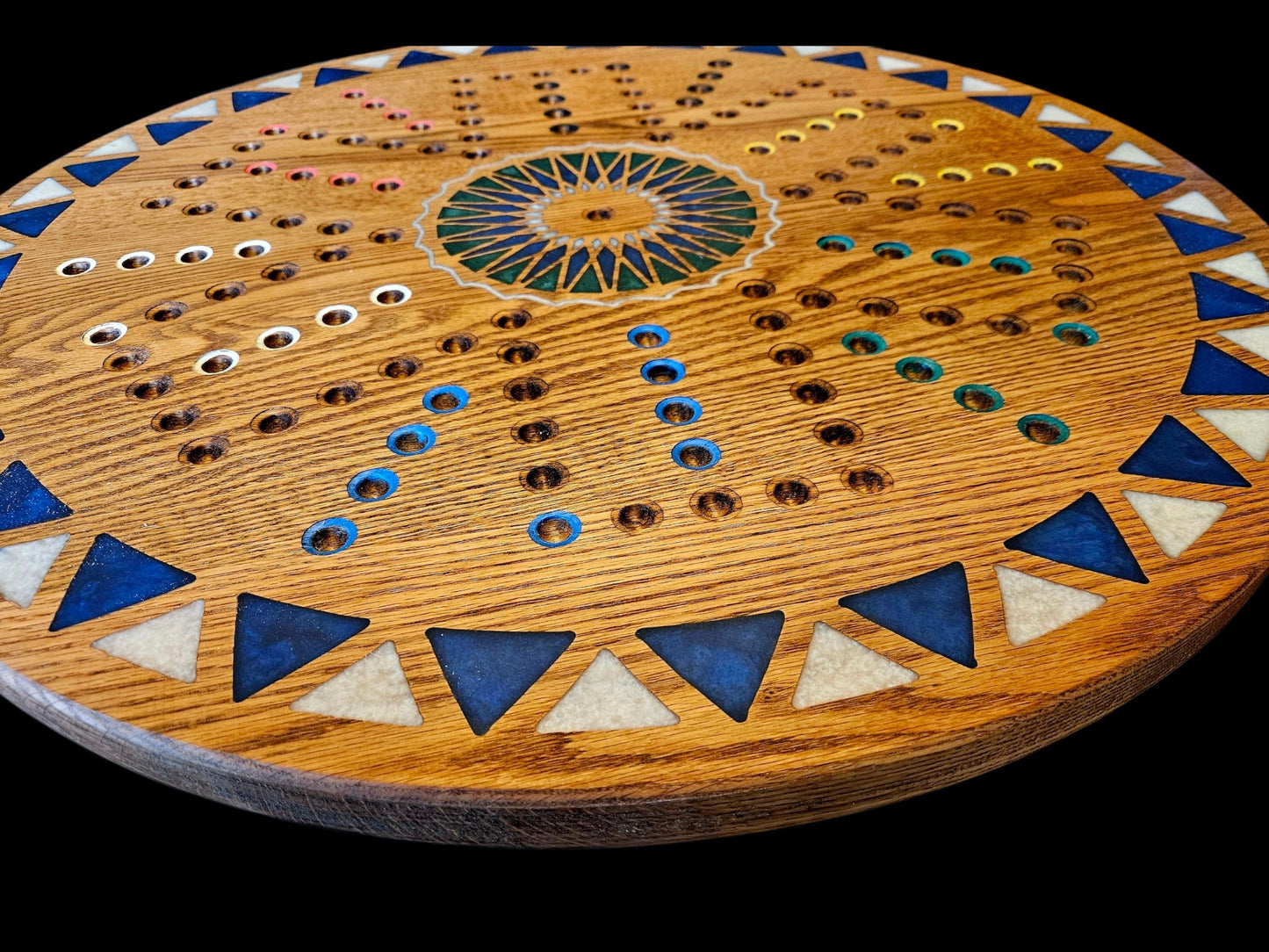 Aggravation/Wahoo game board with Epoxy Inlay 28" #601