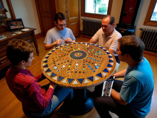 Aggravation/Wahoo game board with Epoxy Inlay 28" #601