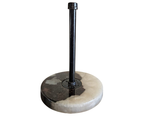 Clairo Walnut and Pearl Paper Towel Holder #636