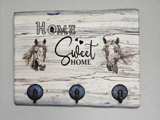 Hackberry Key/Coat Rack – Home Sweet Home Design 16" x 12" #640