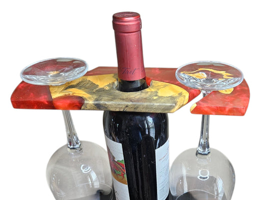 Buckeye and Red Wine Caddy 10" x 4" #656