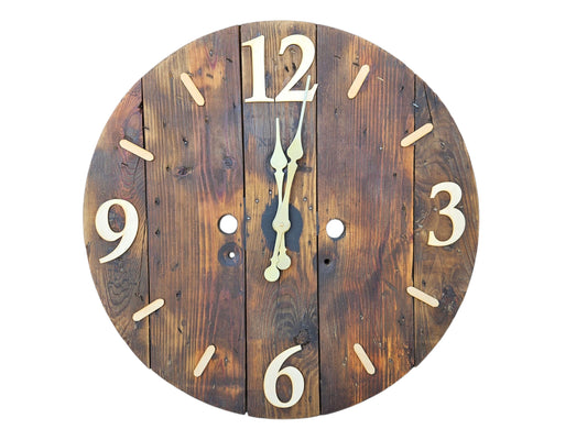 Spool Wheel Clock 24in #679