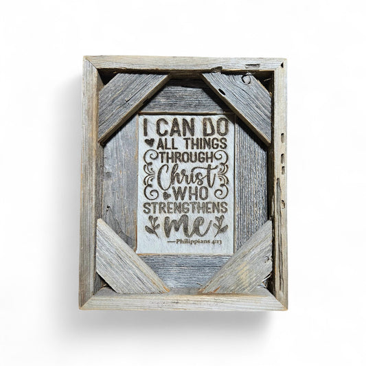 Strength Through Christ 8x10 #723