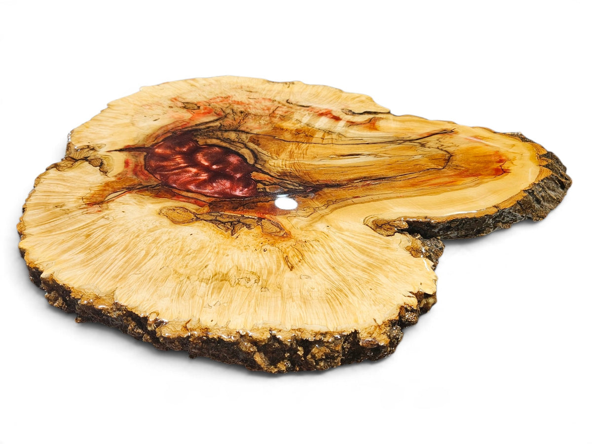 Flaming Boxelder Lazy Susan #863