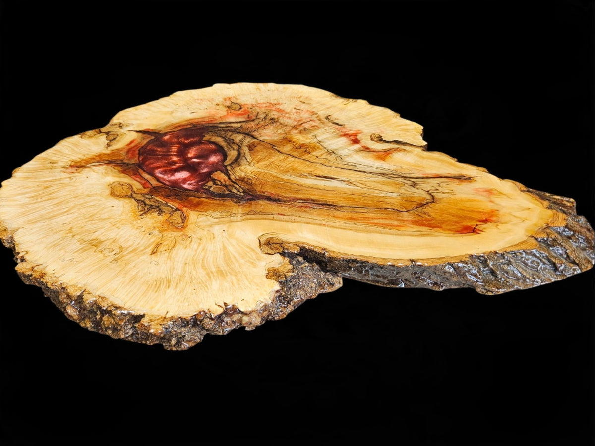 Flaming Boxelder Lazy Susan #863