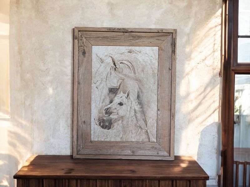 Horse & Foal - 21" x 16"  #711