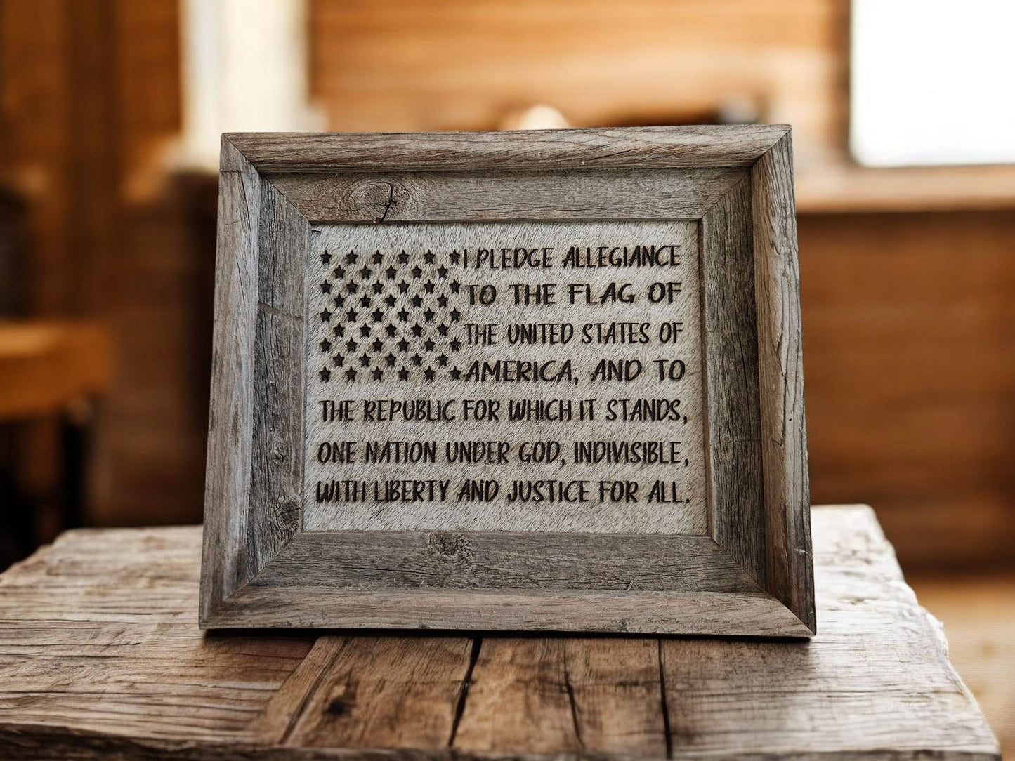 Pledge Allegiance to the Flag - 13" x 11"#677