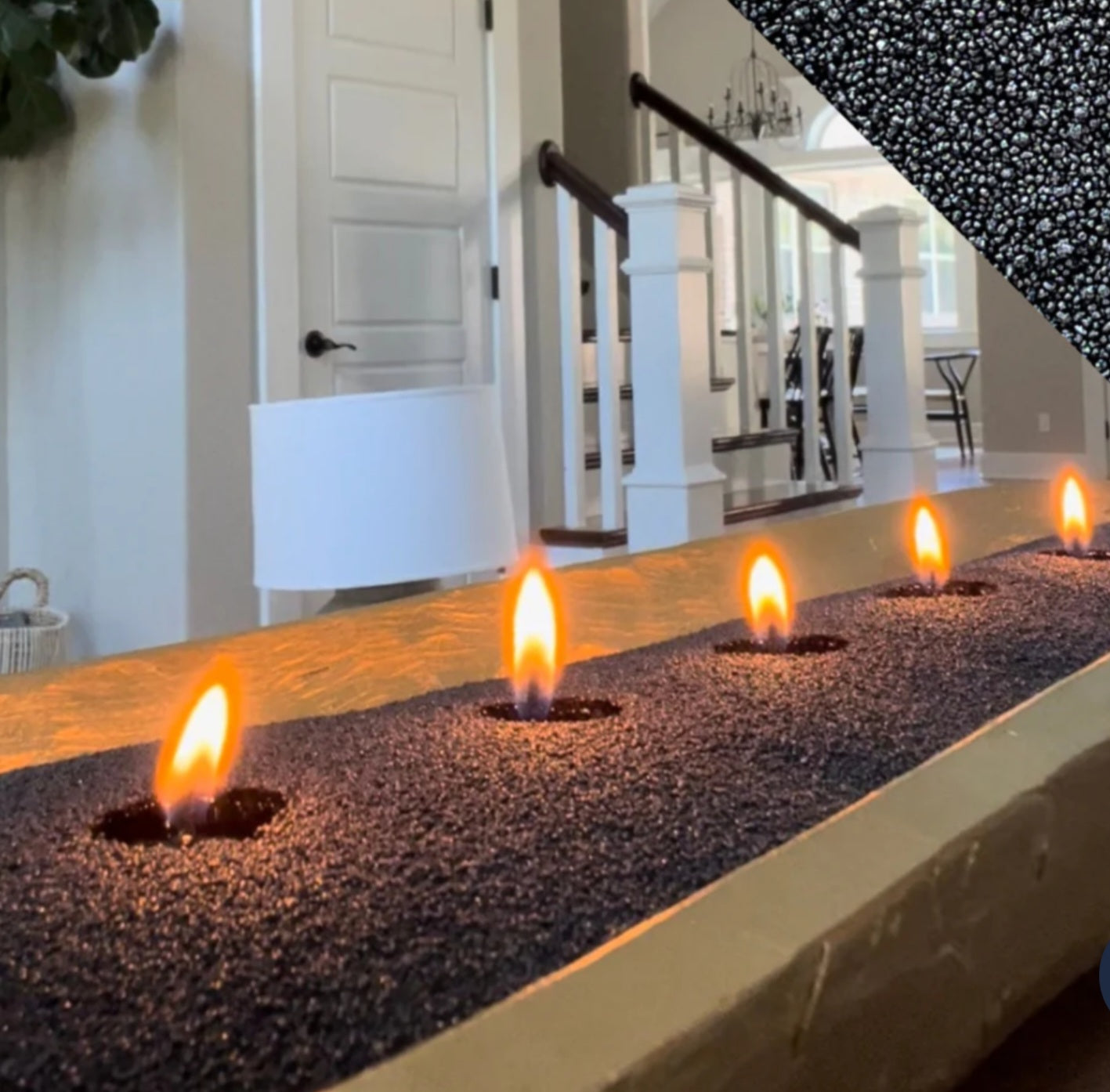 Black - Foton Pearled Candle