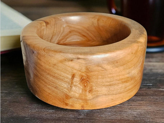 Apple Wood Vessel 6" #673