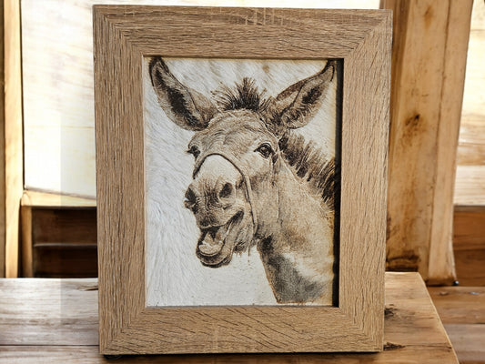 Laughing Donkey - 13"x11" #708
