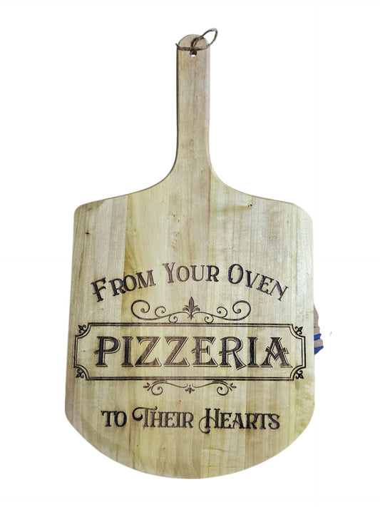 Poplar Pizza Peel "From Your Oven to Their Hearts" #699