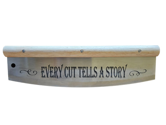 Rocking Pizza Cutter "Every Cut Tells A Story" #698
