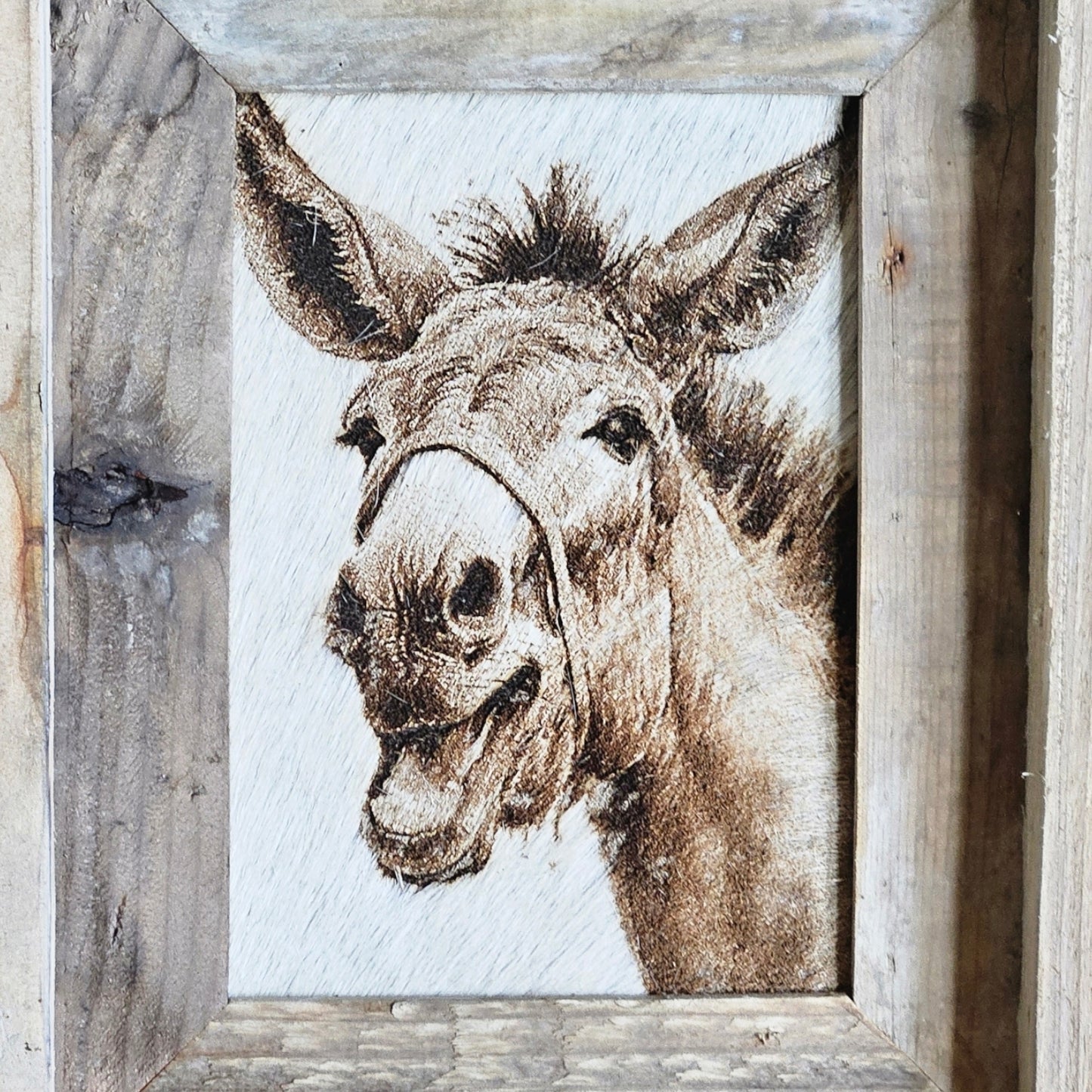 Happy donkey  8" x 10" #709